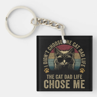 Porte-clefs La vie de papa chat drôle