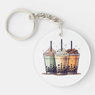 Porte-clefs La vie est courte, buvez le boba