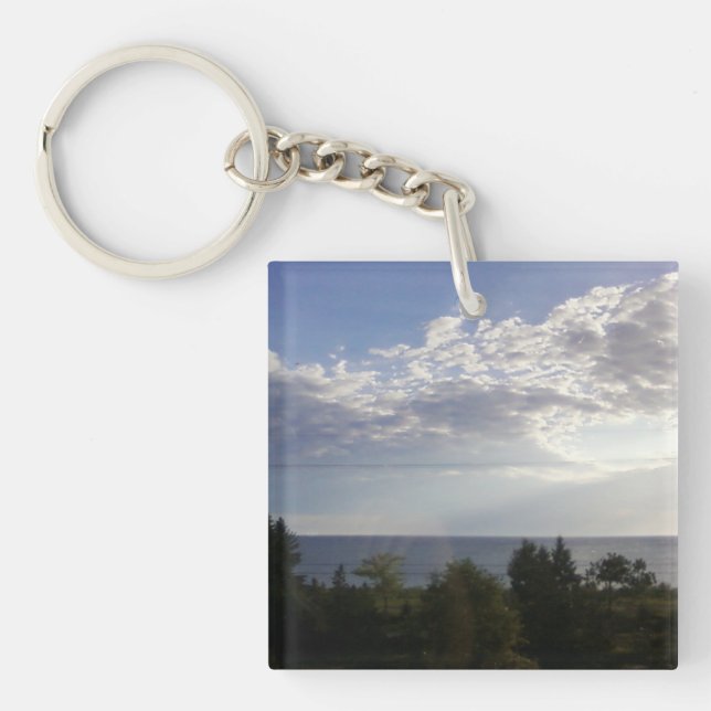 Porte-clefs La vie est dans le voyage (Devant)