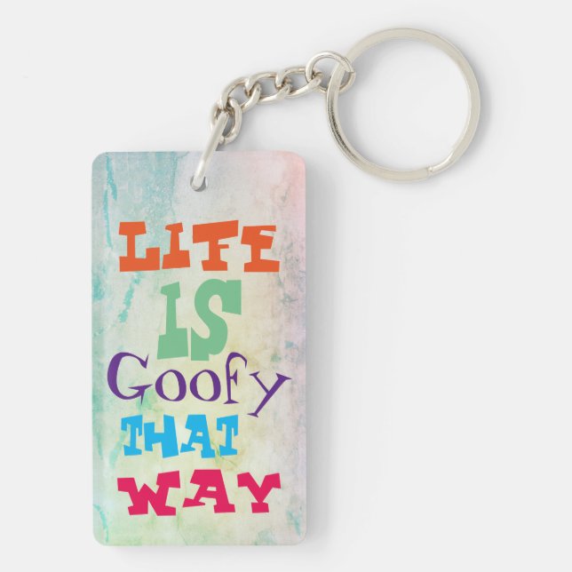 Porte-clefs La vie est géniale de cette façon (Dos)