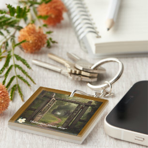 Porte-clefs "La vie se déroule"