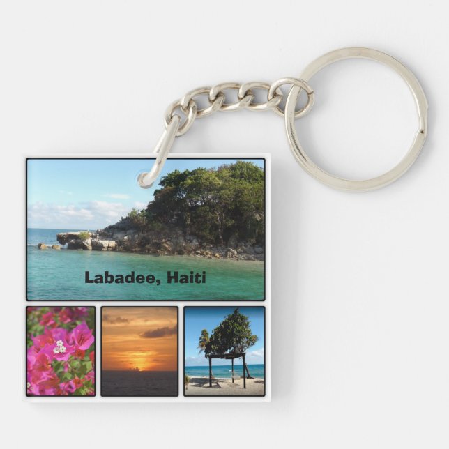 Porte-clefs Labadee, Carré d'Haïti (Dos)