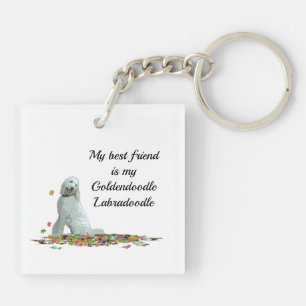 Porte-clefs Labradoodle Chien En Porte - clé