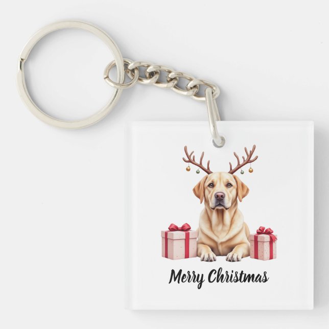 Porte-clefs Labrador Reindeer (Devant)
