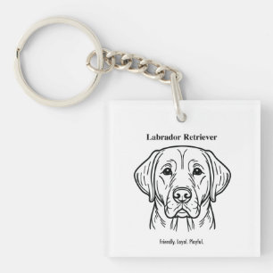 Porte-clefs Labrador Retriever Portrait