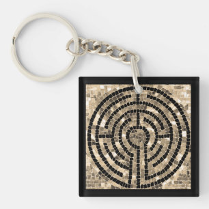 Porte-clefs LABYRINTH V Carré Porte - clé acrylique