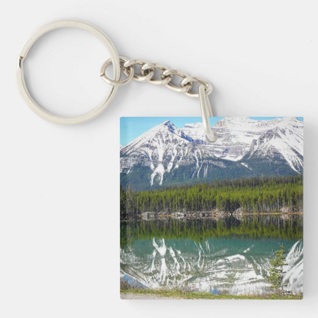 Porte-clefs Lac de Banff, Alberta, Canada (Devant)