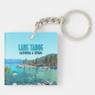 Porte-clefs Lac Tahoe Californie Nevada Vintage