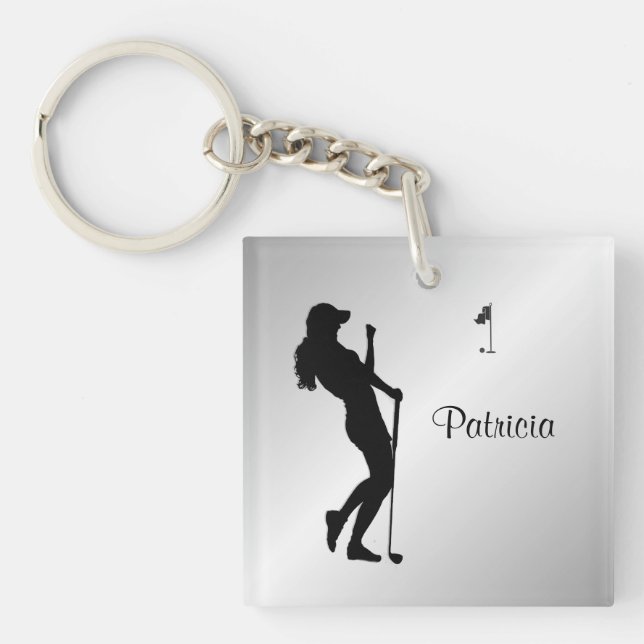 Porte-clefs Ladies Golfer Personal (Devant)