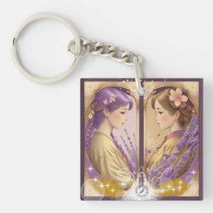 Porte-clefs Ladys Gold Schmidt Stationery