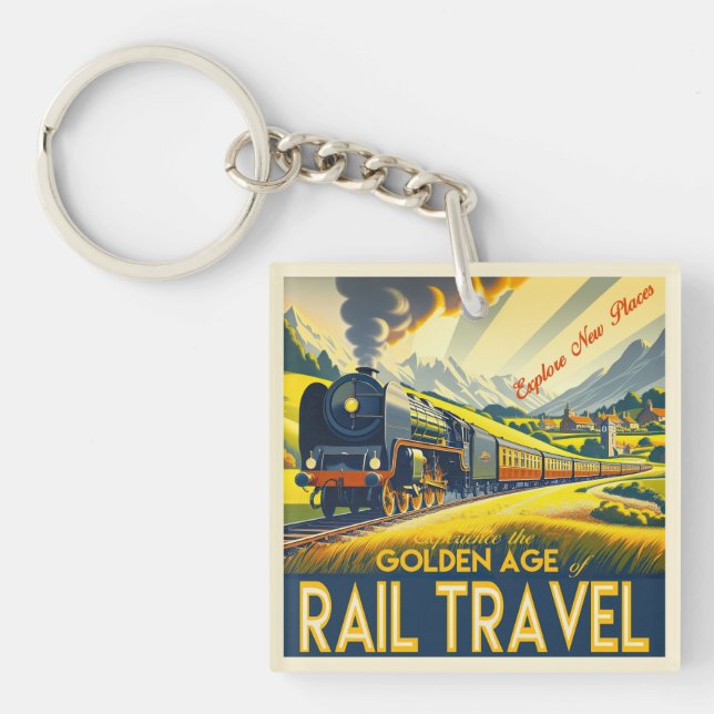 Porte-clefs L'âge d'or - frontière (Devant)