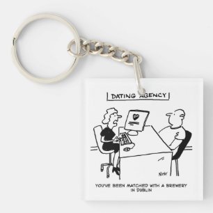Porte-clefs L'agence de rencontres s'associe à une brasserie