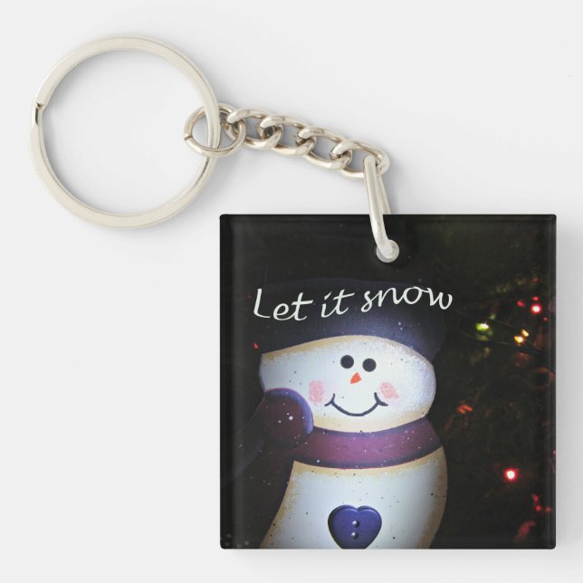 Porte-clefs Laisser neiger (Devant)