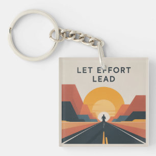 Porte-clefs Laissez l'effort mener