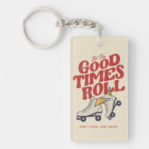 Porte-clefs LAISSEZ LES BONS TEMPS ROULER 80s RETRO ROLLER SKA