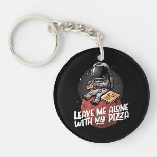 Porte-clefs Laissez-moi seul avec ma pizza