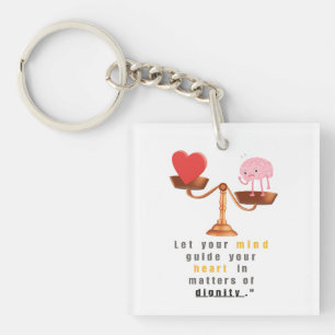 Porte-clefs "Laissez votre esprit guider votre cœur – Inspirat