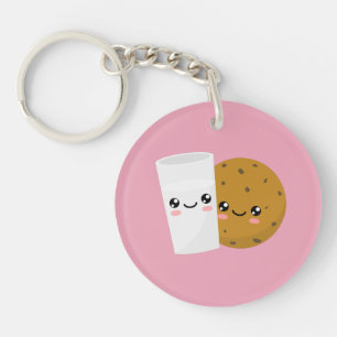 Porte-clefs Lait et biscuit
