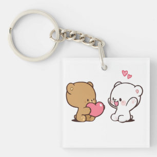 Porte-clefs lait et mochat
