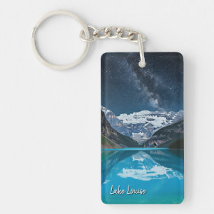 Porte-clefs Lake Louise à la nuit du parc national Banff