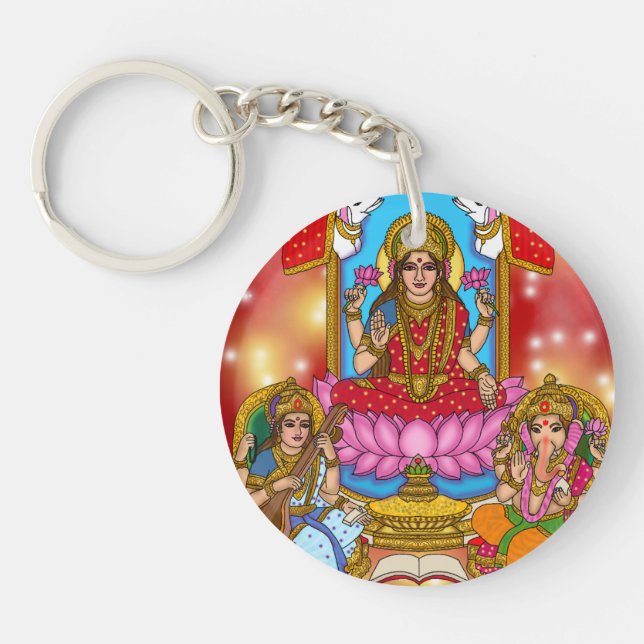 Porte-clefs Lakshmi Ganesh Keychain (Devant)