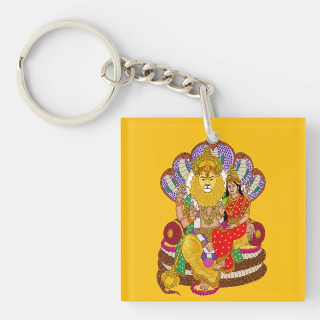 Porte-clefs Lakshmi Narasimha Keychain (Devant)