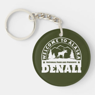 Porte-clefs L'Alaska. Parc national et conserve de Denali