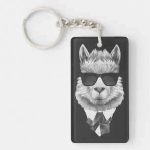 Porte-clefs Lama chic