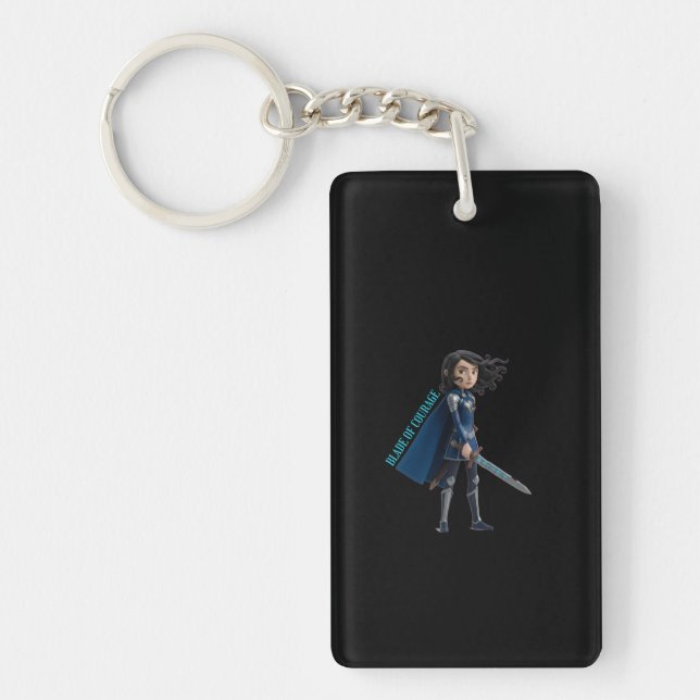 Porte-clefs Lame de Courage (Devant)