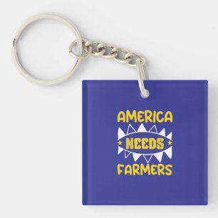 Porte-clefs L'Amérique a besoin d'agriculteurs