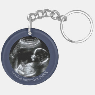 Porte-clefs L'ami de pêche de Papa est arrivé, Annonce de bébé