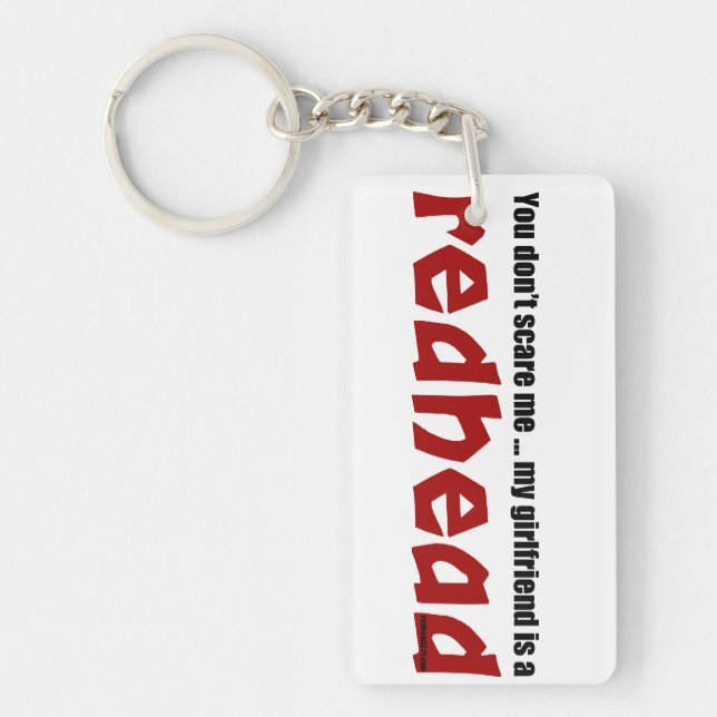 Porte-clefs L'amie est rousse (Devant)