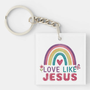 Porte-clefs L'Amour Comme Jésus, La Foi Inspirée,