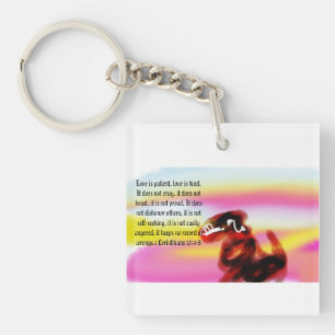 Porte-clefs l'amour de jésus est gentil