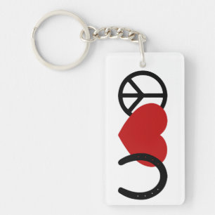 Porte-clefs L'amour de la paix