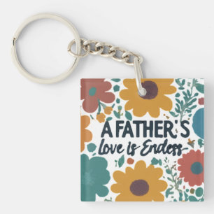 Porte-clefs L'amour d'un père est sans fin