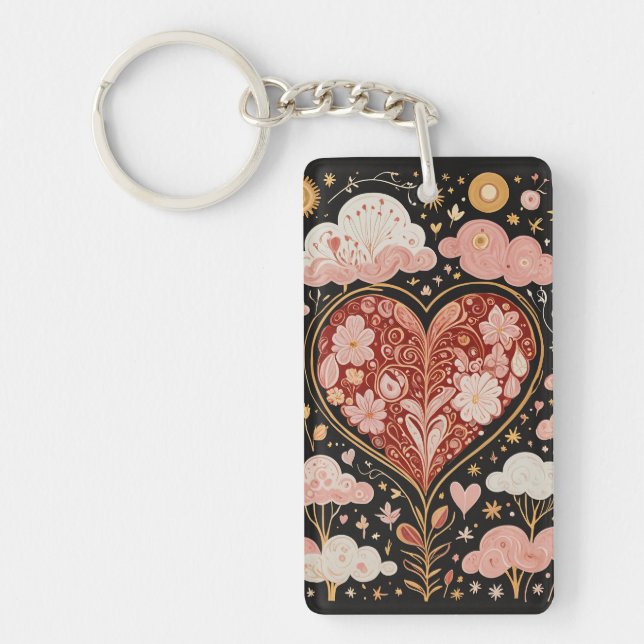 Porte-clefs L'amour est dans l'air (Devant)