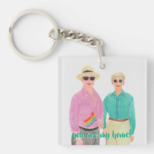Porte-clefs L'amour est la fierté de l'amour Saint-Valentin