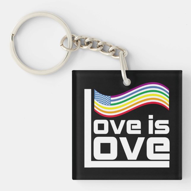 Porte-clefs L'amour est l'amour (Devant)