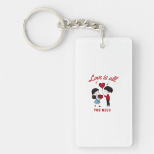 Porte-clefs L'amour est tout ce dont vous avez besoin