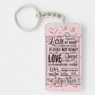 Porte-clefs L'Amour Est Un Peu Coeur