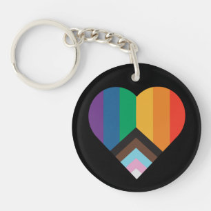 Porte-clefs L'amour LGBT+pride. Porte - clé du drapeau arc-en-