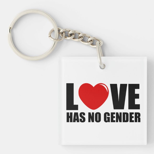 Porte-clefs L'amour n'a pas de genre (Devant)