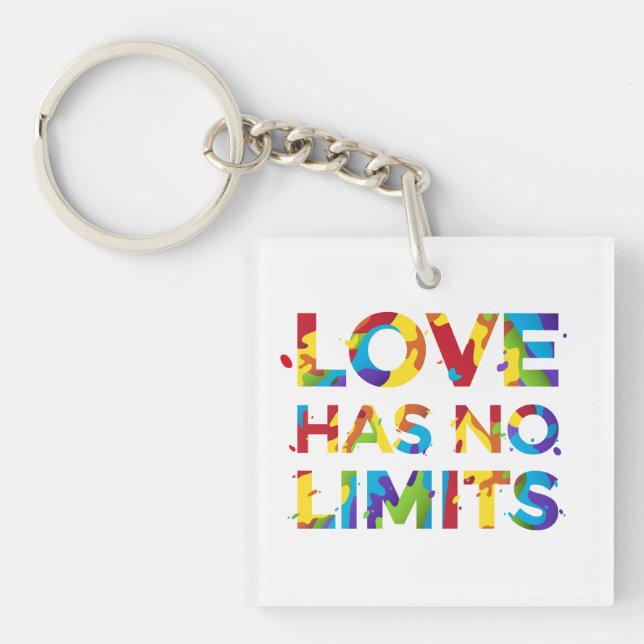 Porte-clefs L'amour n'a pas de limites (Devant)