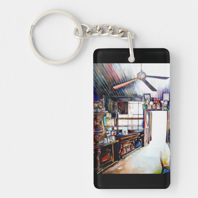 Porte-clefs L'amour n'est pas un mur, c'est un pont (Devant)