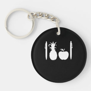 Porte-clefs L'ananas Apple de stylo parquent la manie
