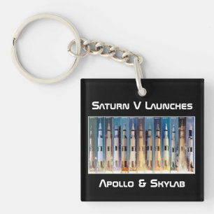 Porte-clefs Lancement de la fusée Saturn V Moon