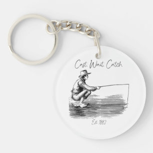 Porte-clefs Lancer. Attendre. Attraper