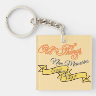 Porte-clefs Lanières Souvenirs Vintage (Établi en 1997)