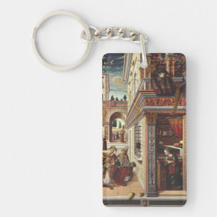 Porte-clefs L'Annonciation, avec Saint Emidius